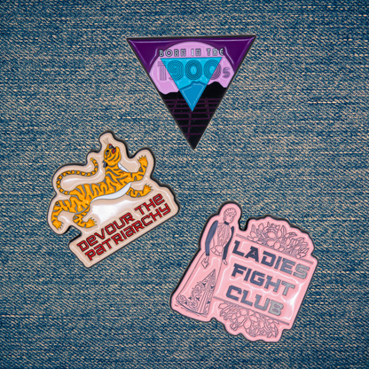 Devour the Patriarchy enamel pin