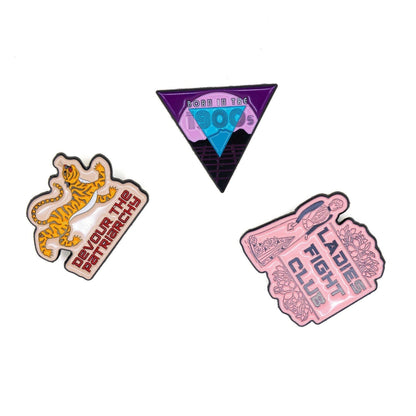 Devour the Patriarchy enamel pin