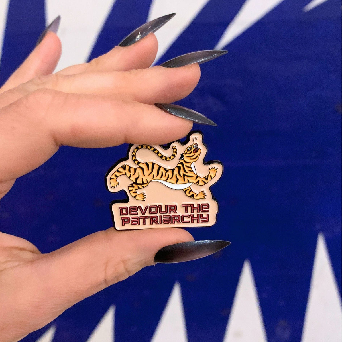Devour the Patriarchy enamel pin