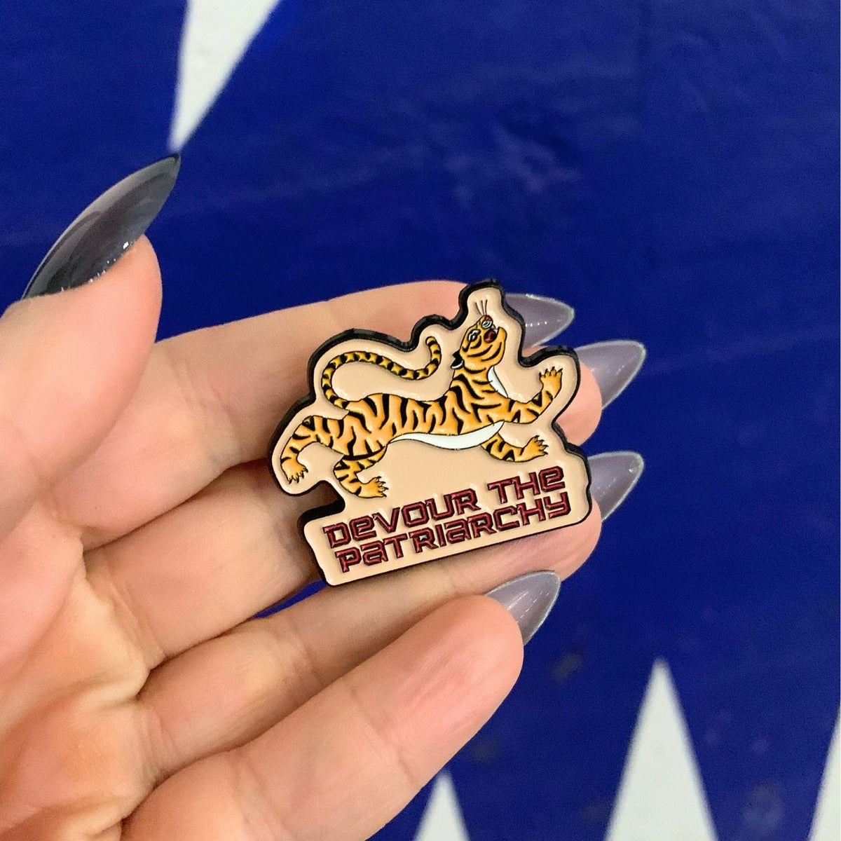 Devour the Patriarchy enamel pin