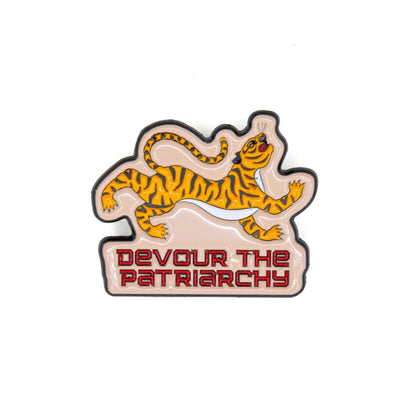 Devour the Patriarchy enamel pin