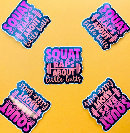 Weightlifting sticker