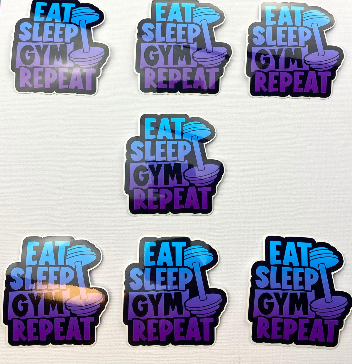 Eat, Sleep, Gym, Repeat sticker
