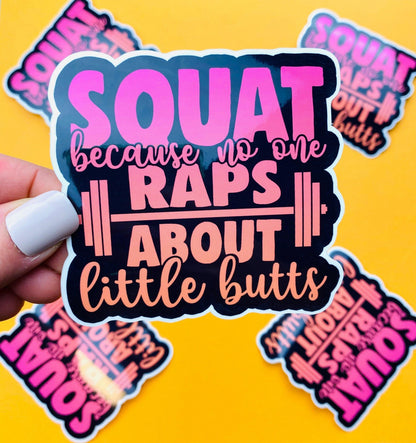 Weightlifting sticker