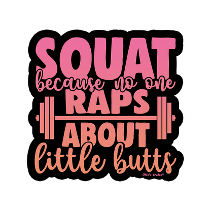 Weightlifting sticker