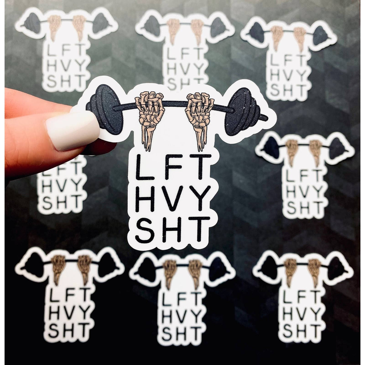 Lift Heavy Shit sticker